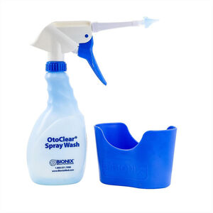 Ear Irrigation, SprayWash Kit, Includes: (5) OtoClear Tips, (1) SprayWash Bottle, (1) Ear Basin